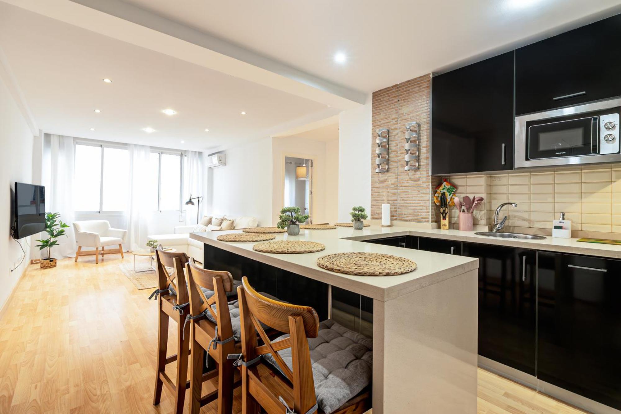 Malaga Center Flat Soho Modern 2Br Appartement Buitenkant foto